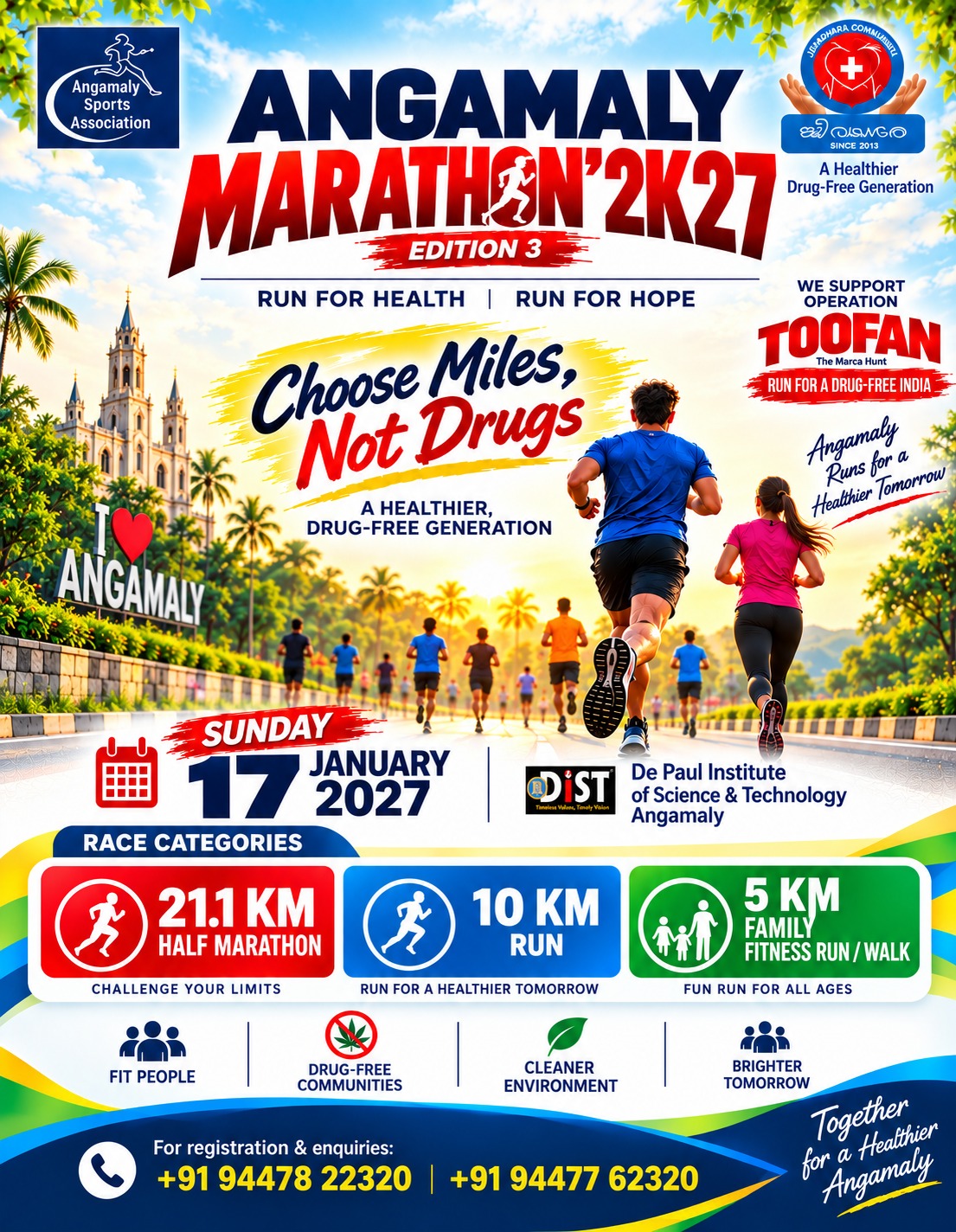 Angamaly Marathon 2027 event poster